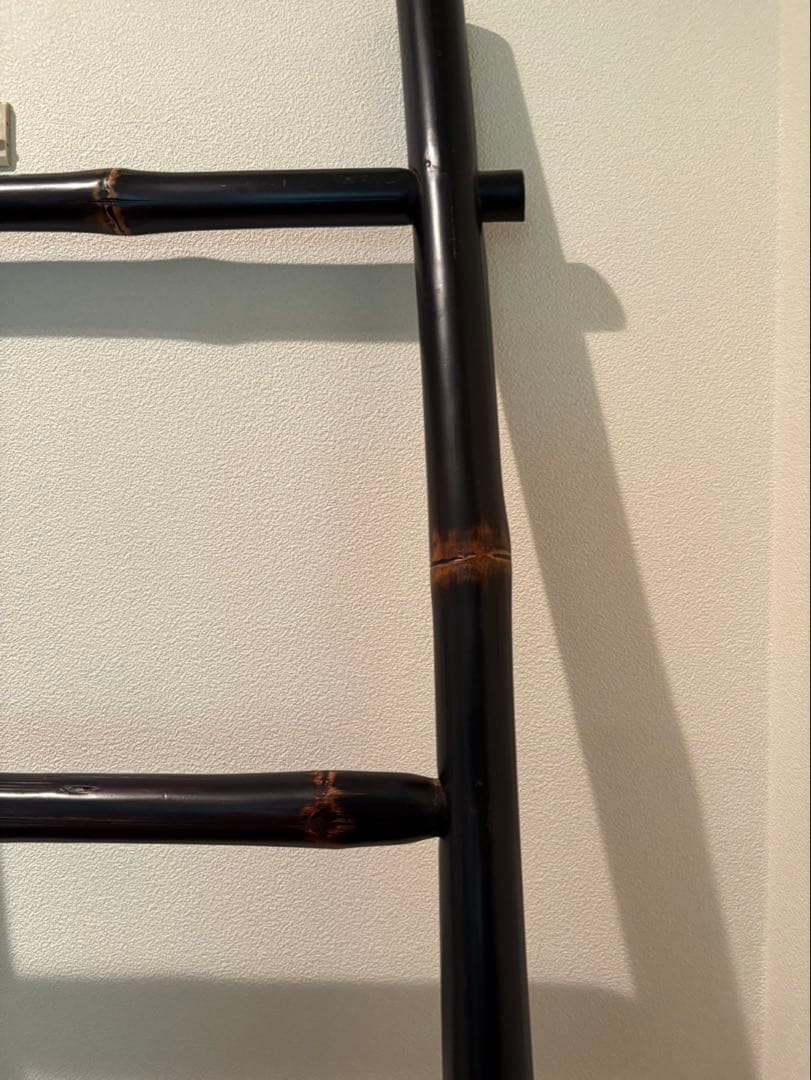 レトロ&アンティーク! 鑑賞.ディスプレイ用・和風.飾り竹梯子! 当時物!