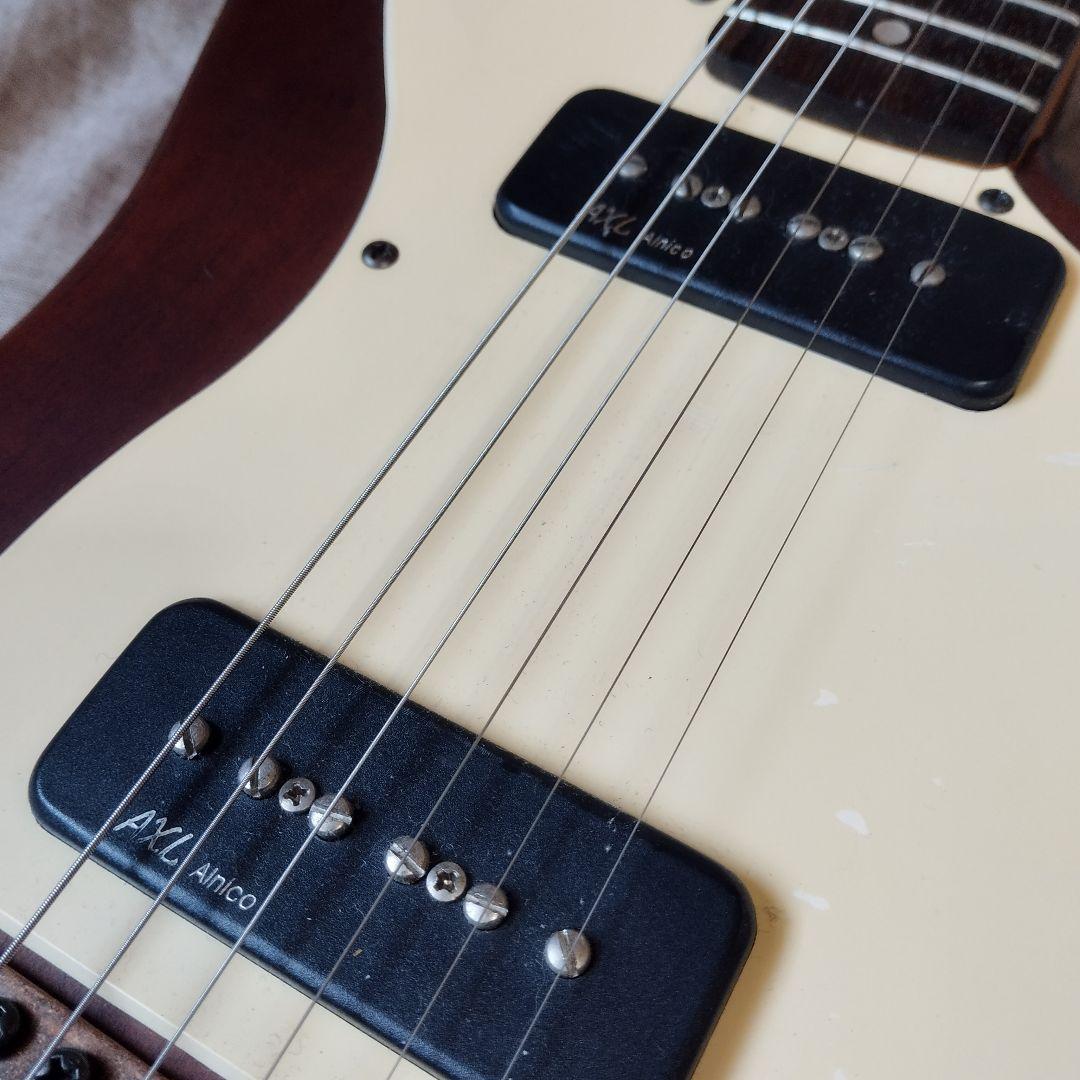 AXL guitars AZ820 6弦周りヘッド割れ修理　アルニコP90