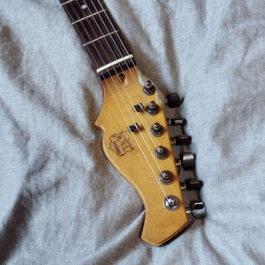 AXL guitars AZ820 6弦周りヘッド割れ修理　アルニコP90