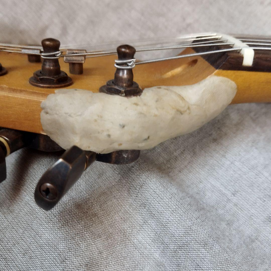 AXL guitars AZ820 6弦周りヘッド割れ修理　アルニコP90