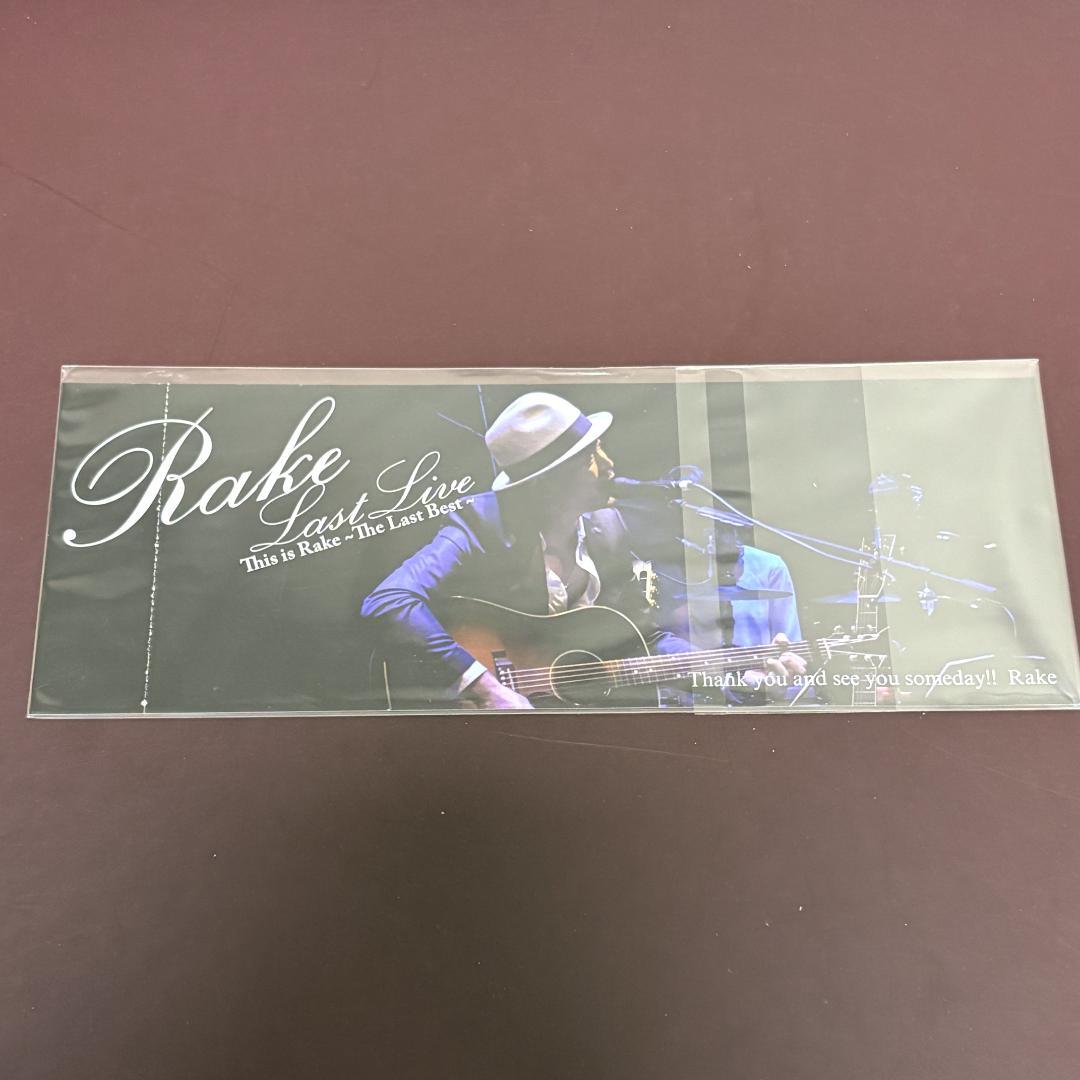 Rake ラストライブ特典 チケット風しおり 直筆サイン入り