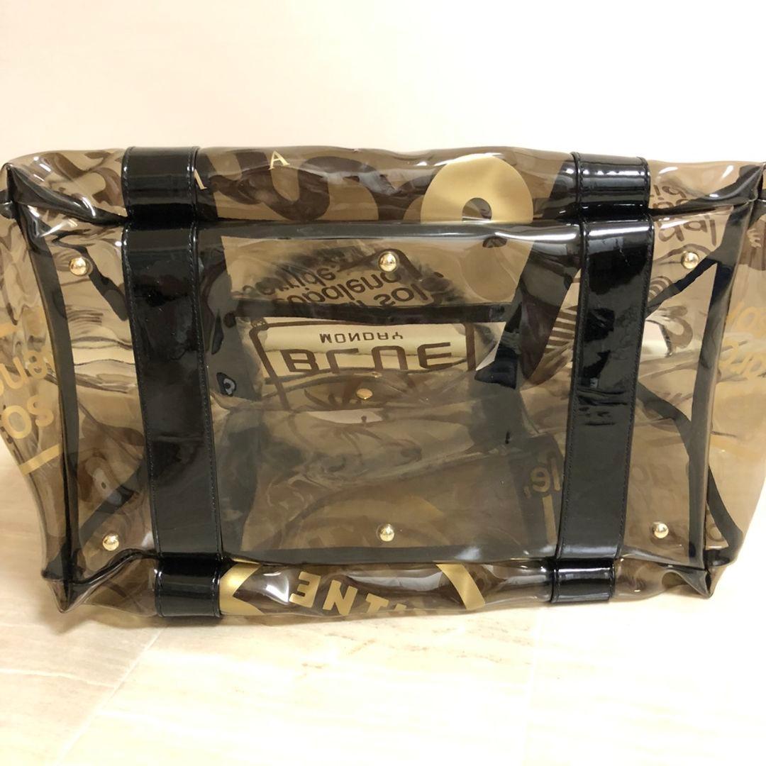 MUTA MARINEムータマリン クリア トートバッグビーチバッグ ブラック