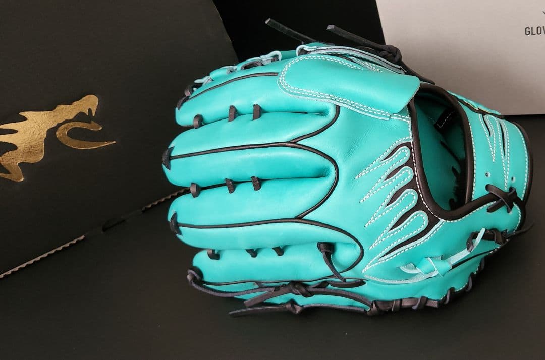 RYUプロモデル☆硬式投手用☆T BLUE×BLACK☆付属品完備☆龍☆台湾