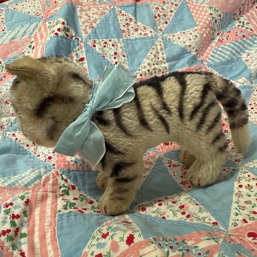 ドイツsteiffシュタイフ猫のぬいぐるみ