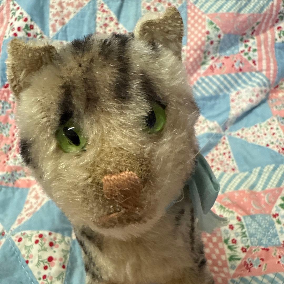 ドイツsteiffシュタイフ猫のぬいぐるみ