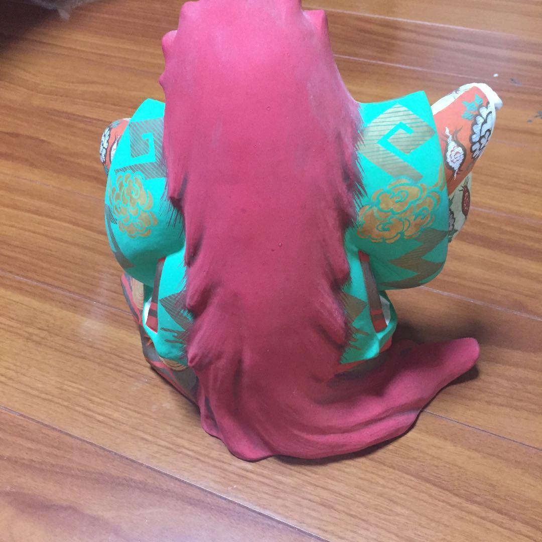 親子獅子 人形 焼き 陶器 二台セット