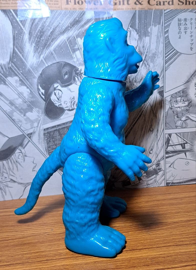 ゴロー　ブルマァク　青色成型　未塗装　ソフビ　復刻