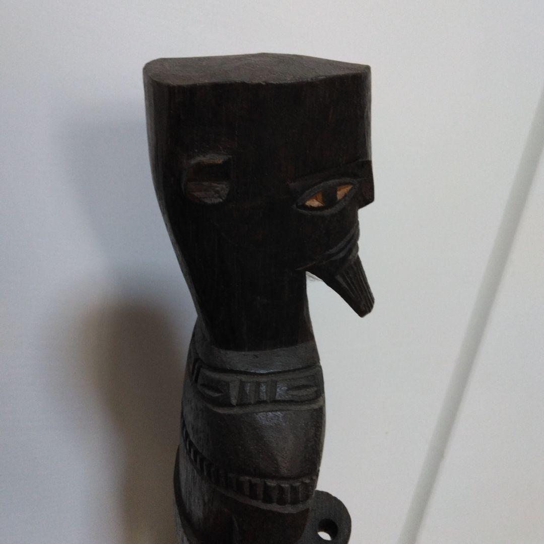 1380 人形　木彫り、人形、木