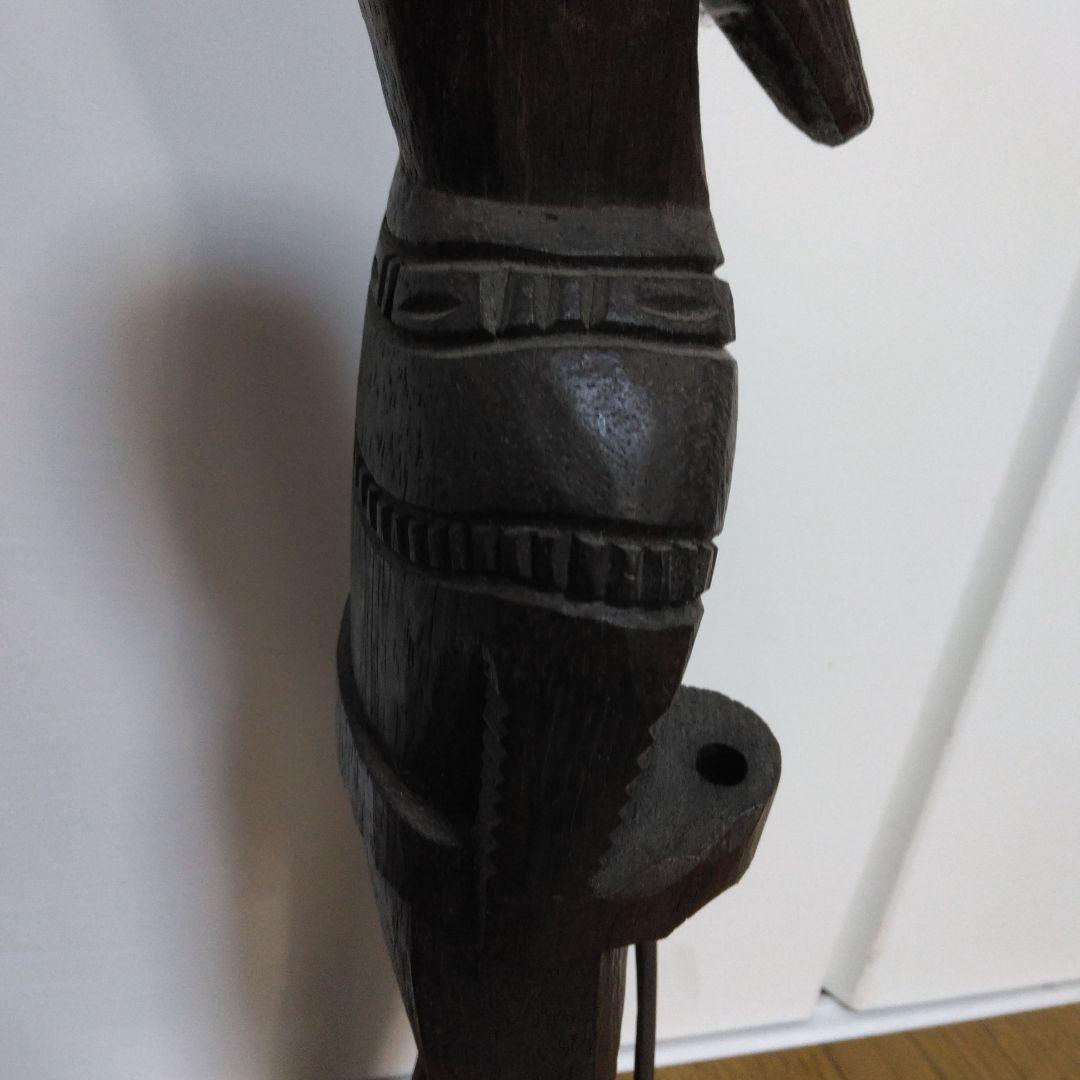 1380 人形　木彫り、人形、木