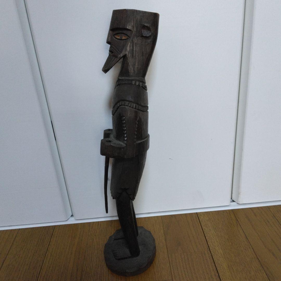 1380 人形　木彫り、人形、木