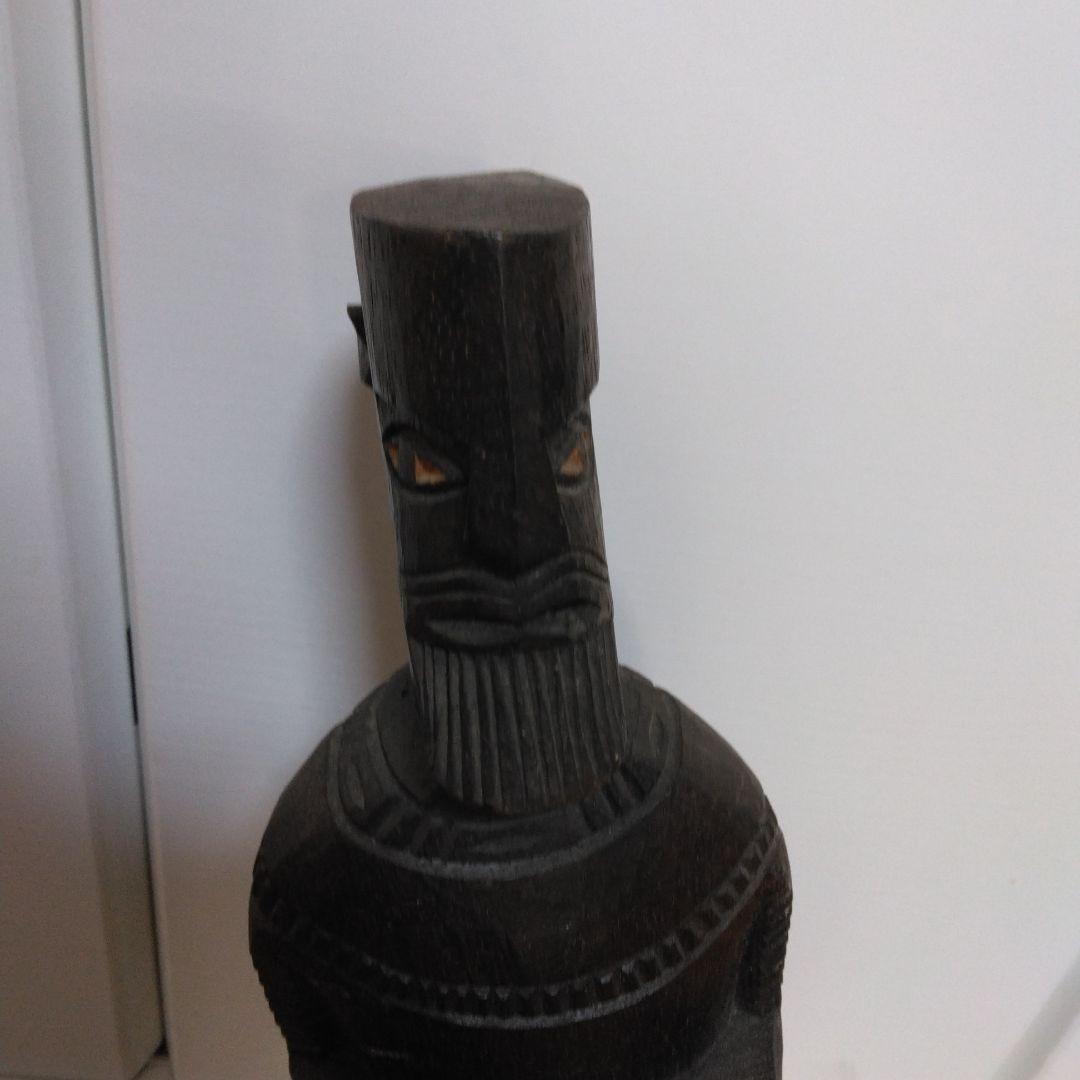 1380 人形　木彫り、人形、木