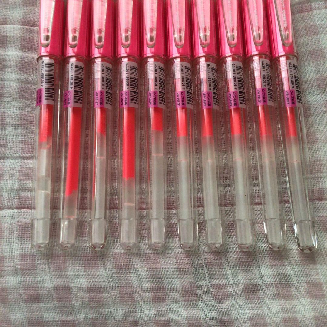 ゼブラ ボールペン ハイパージェル 蛍光ピンク 蛍光色 10本 廃盤 ペン回し