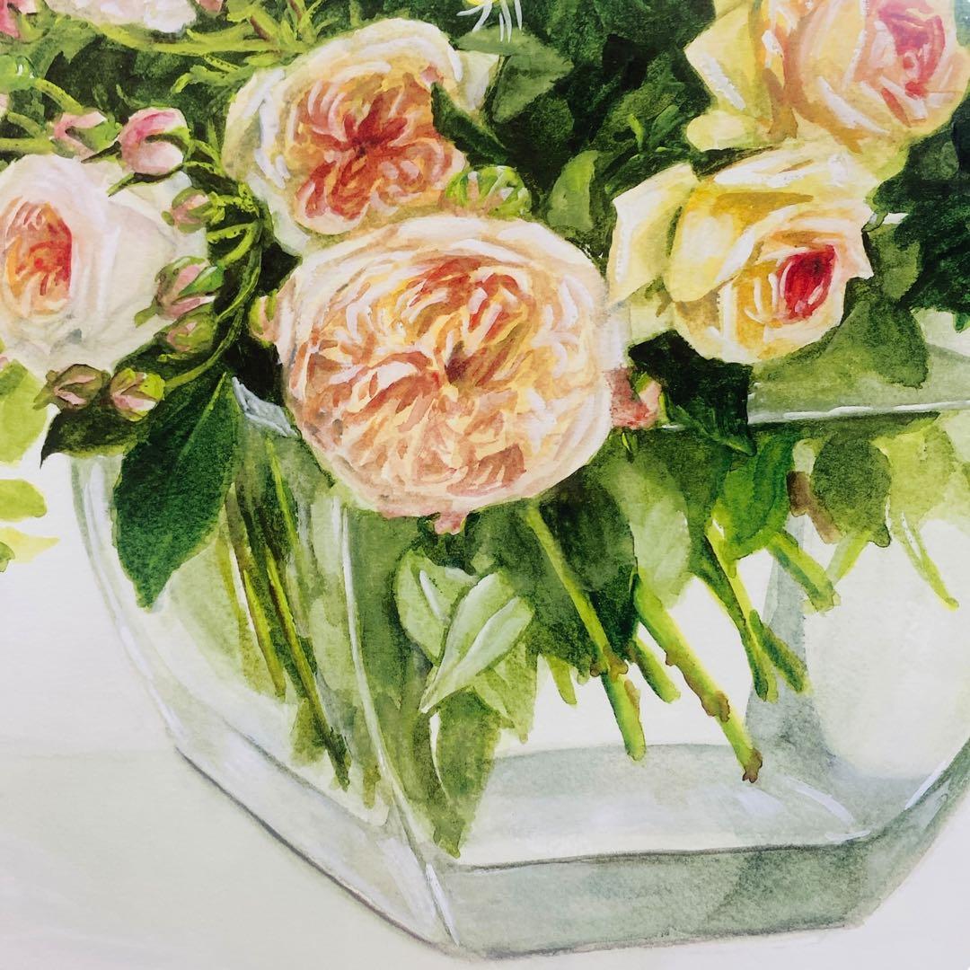 橋本 不二子 限定版画 額装 大判サイズ 直筆サイン・エディション有り