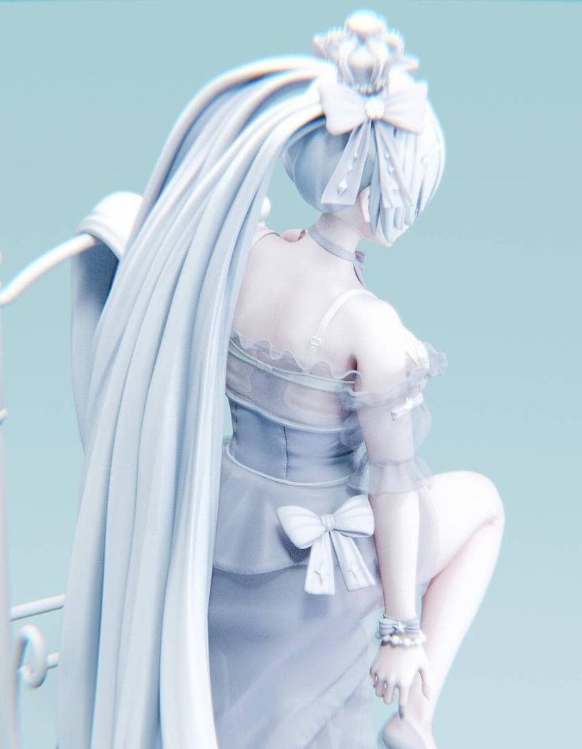 グ*ャ様 シンデレラ NIKKE　勝利の女神　ニケ　1/7　20ｃｍ ガレキ 未