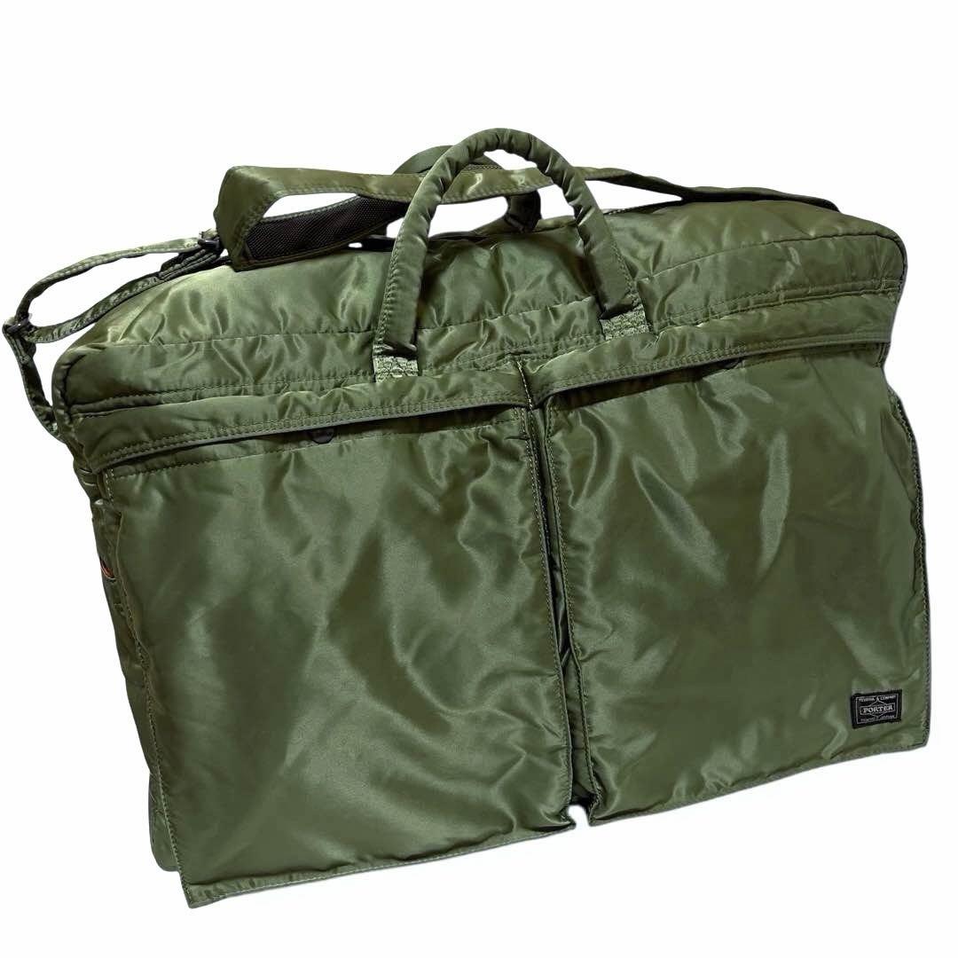 超美品✨希少 ポータータンカー ボストンバッグL ショルダーバッグ 大容量セージ