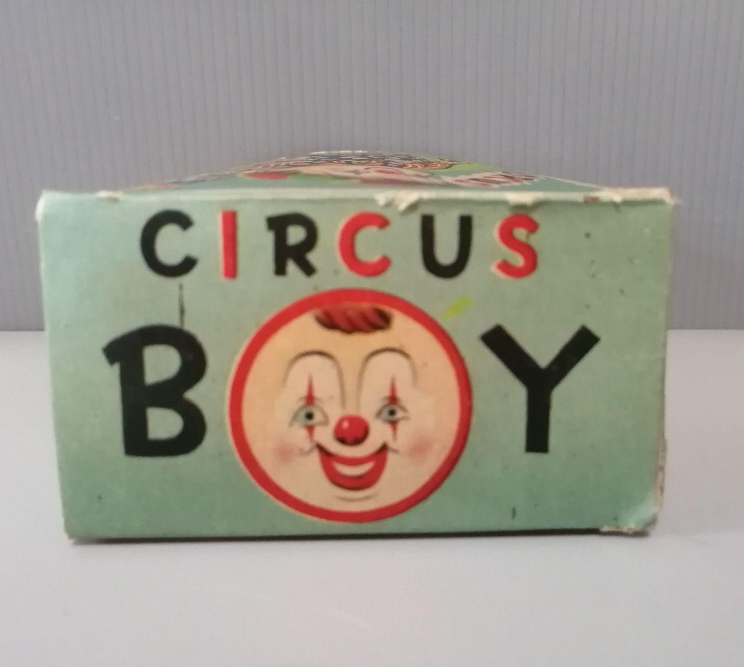 サーカスボーイ　ブリキ　ゼンマイ　日本製　野村トーイ