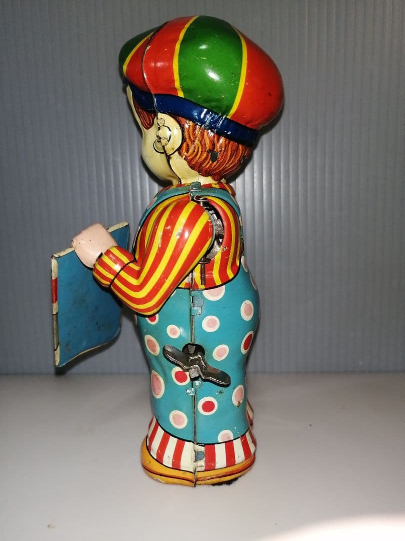 サーカスボーイ　ブリキ　ゼンマイ　日本製　野村トーイ