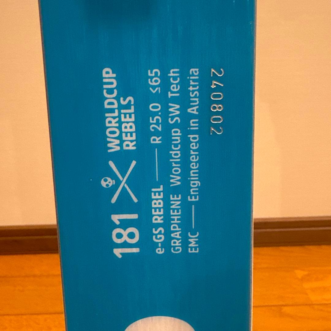 WCR e-GS Rebel2024 181cm R25 HEADスキー板