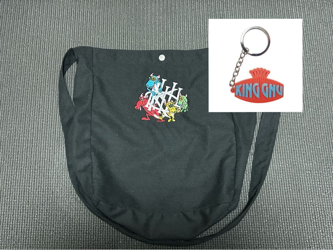kingGnu トートバッグ（黒） ＆キーホルダー