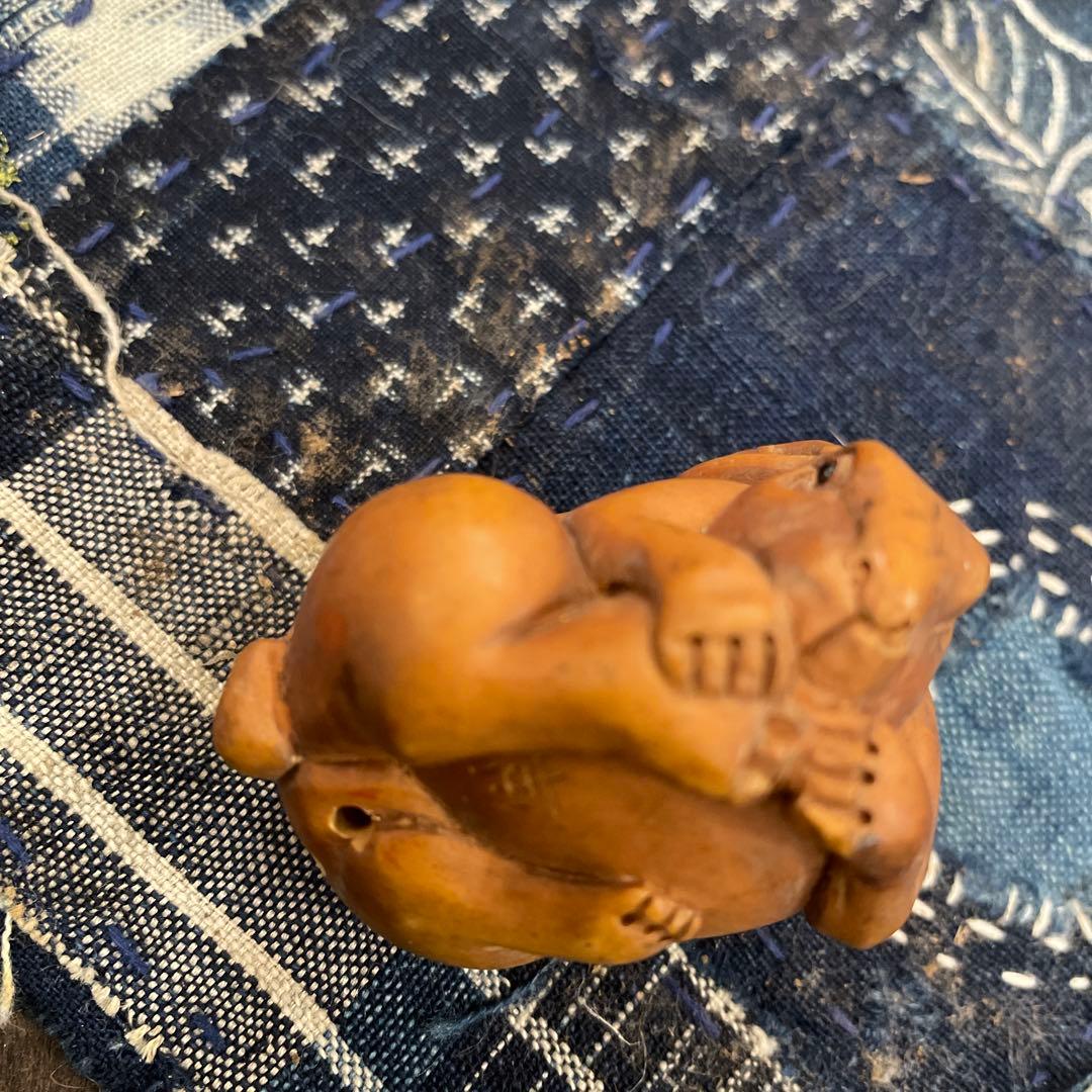 根付け、アンティーク、3点