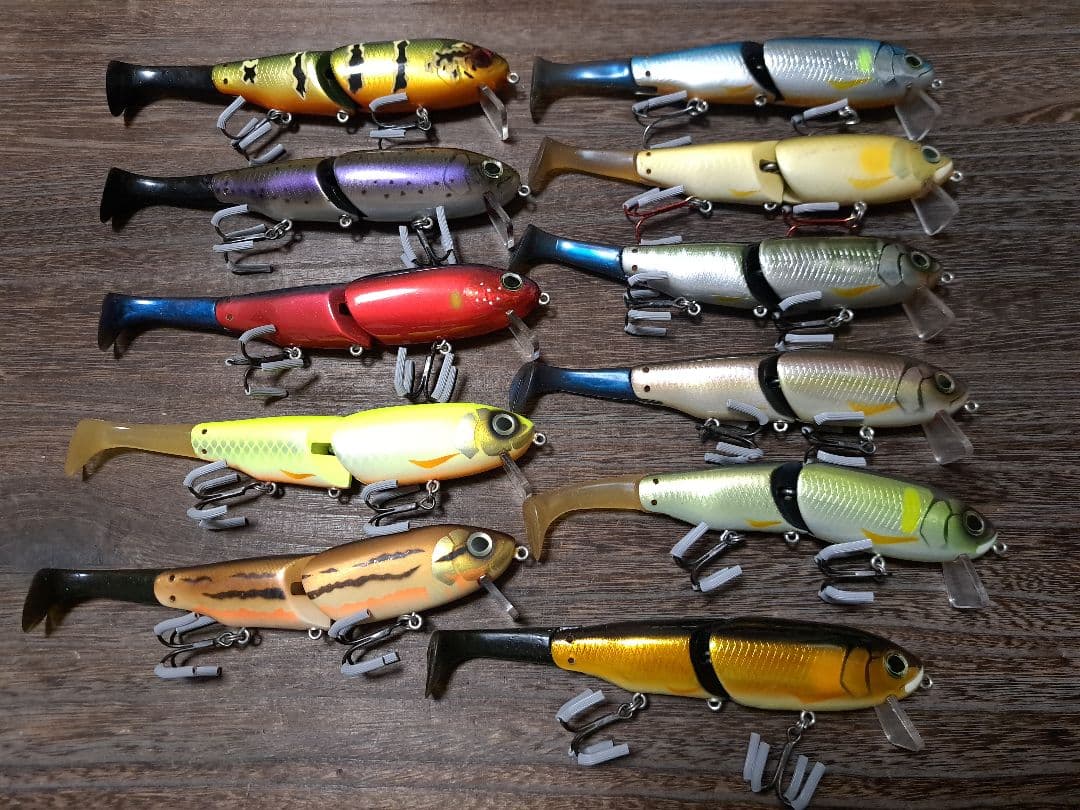 希少　未使用　エバーグリーン　ティンバーフラッシュJr　11本11色まとめて