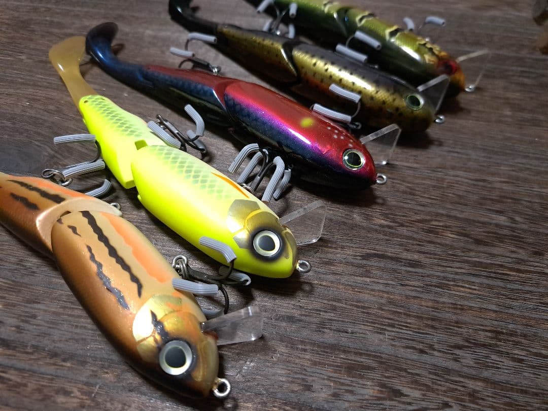 希少　未使用　エバーグリーン　ティンバーフラッシュJr　11本11色まとめて