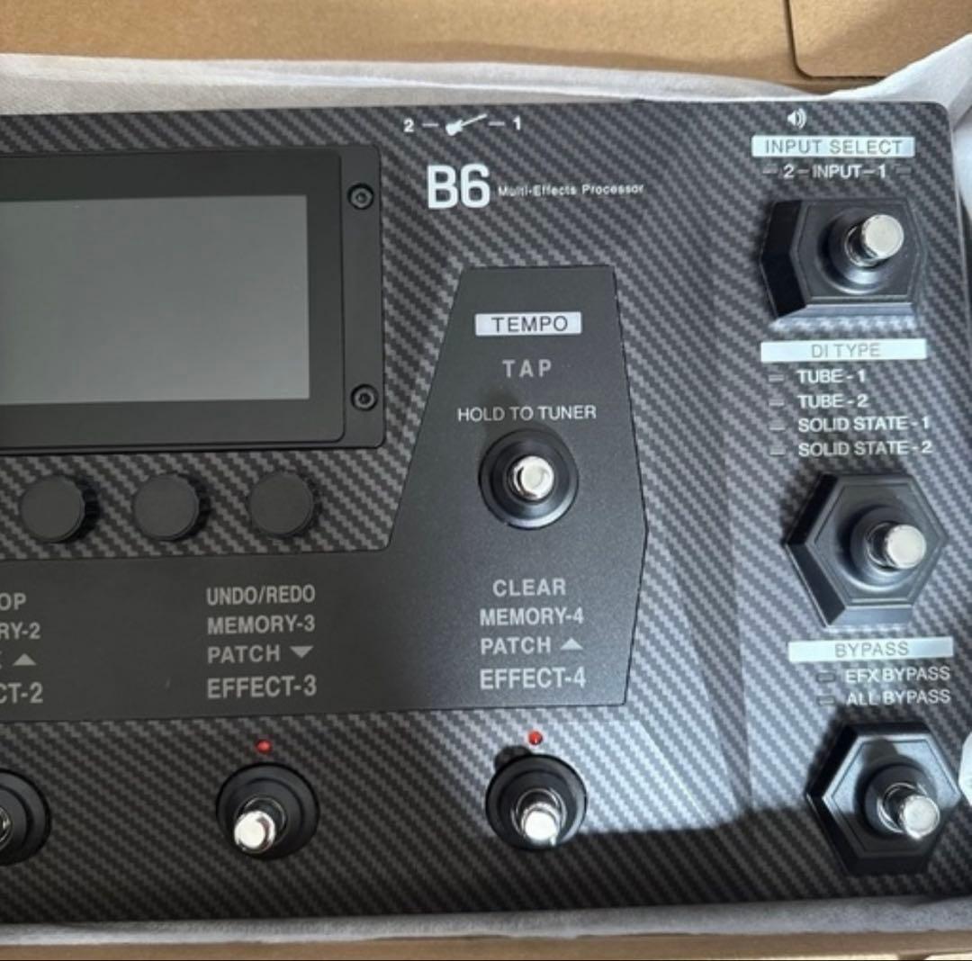 ZOOM B6 マルチエフェクター最終値