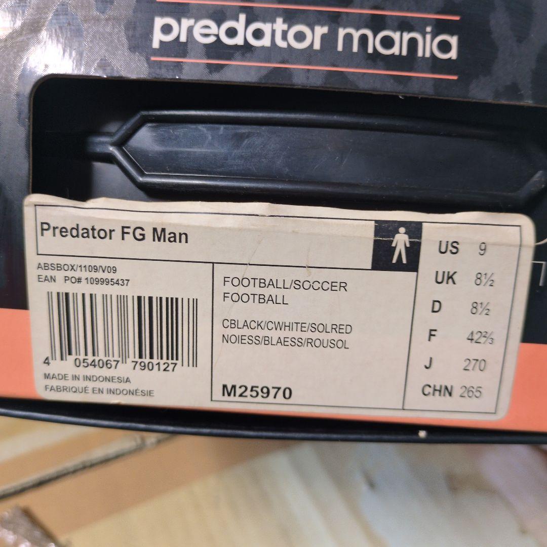 adidas アディダス プレデター マニア FG 復刻版 リベンジパック