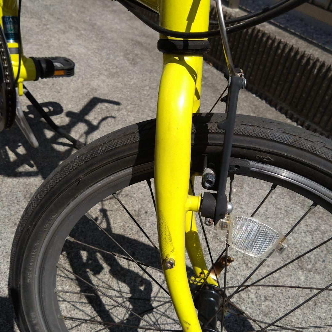 町田市引取限定　CYLVA 折りたたみ自転車 イエロー