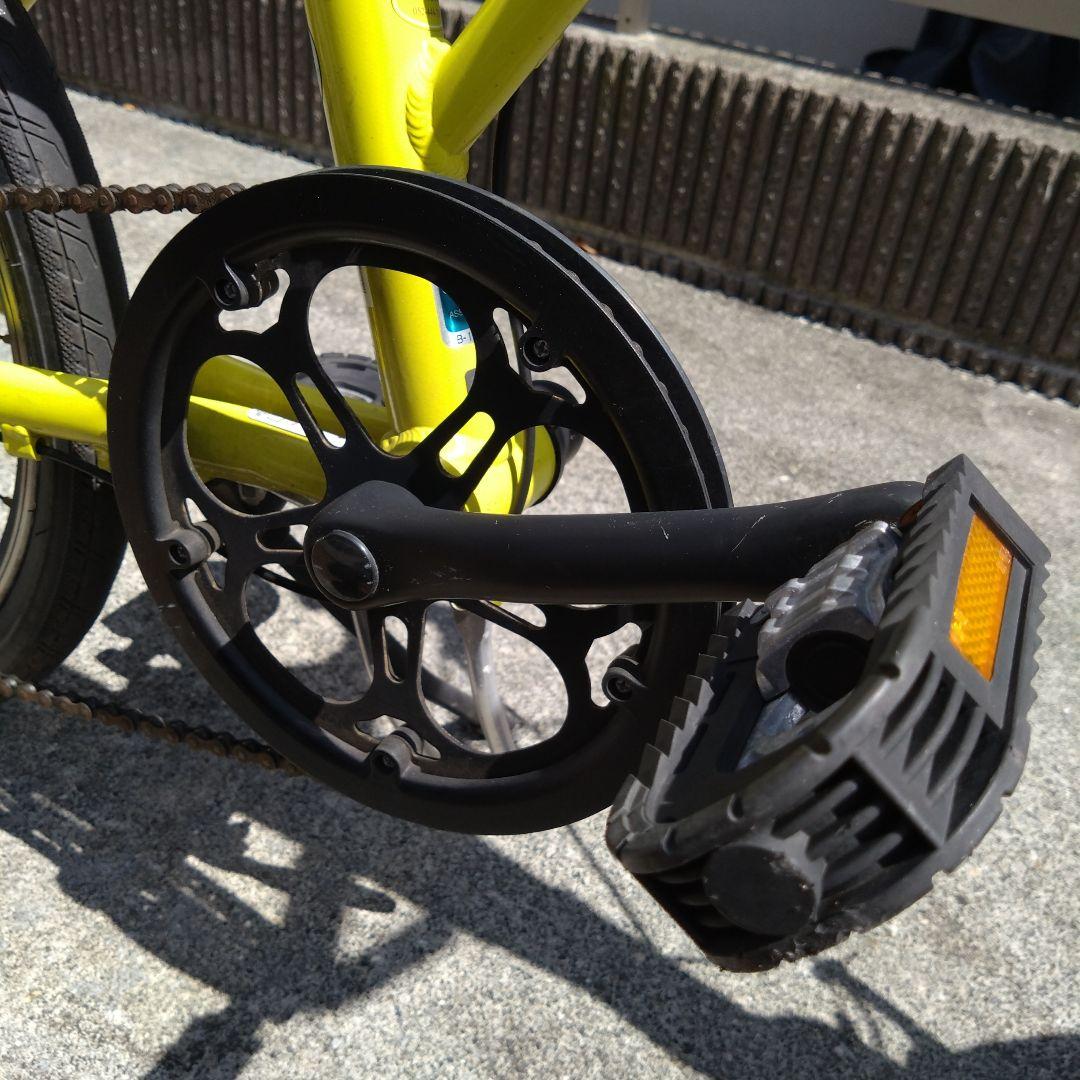 町田市引取限定　CYLVA 折りたたみ自転車 イエロー