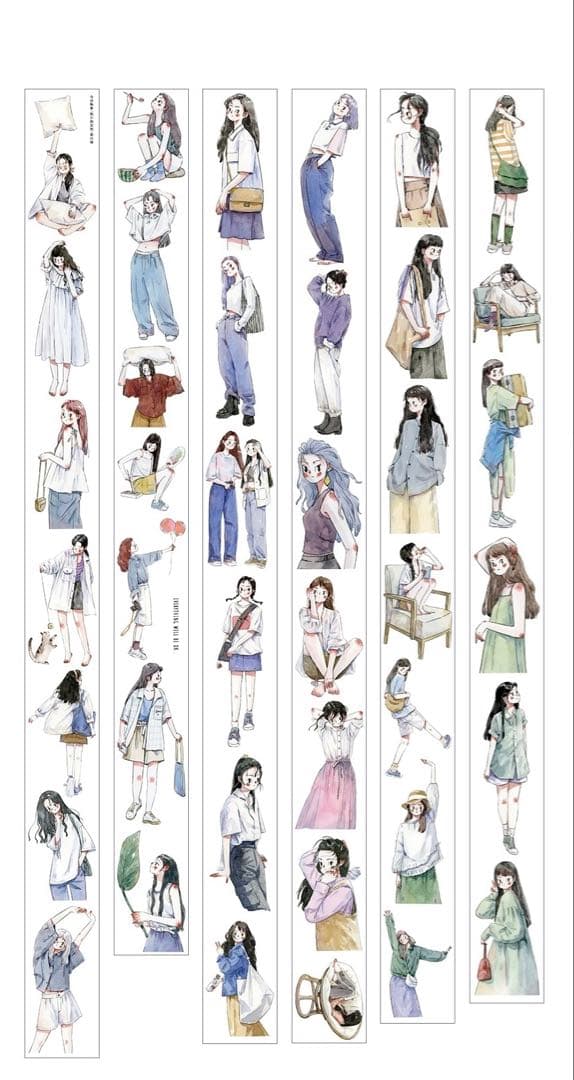 ⭐️SALE⭐️KAIXUN《今日無事》海外マスキングテープ　マステ 【1797】