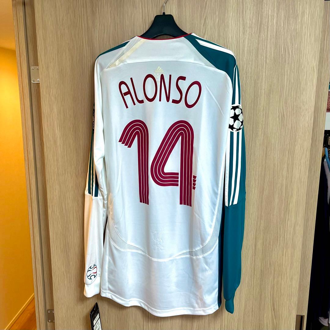 激レア　リバプール 2006/07 UCL選手用長袖3rdユニフォーム　アロンソ