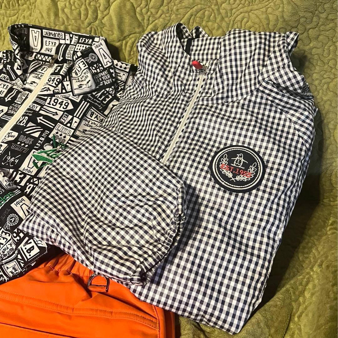 ゴルフウェアレディース まとめ売り7点 Lサイズ adidas他 中綿/ボア秋冬