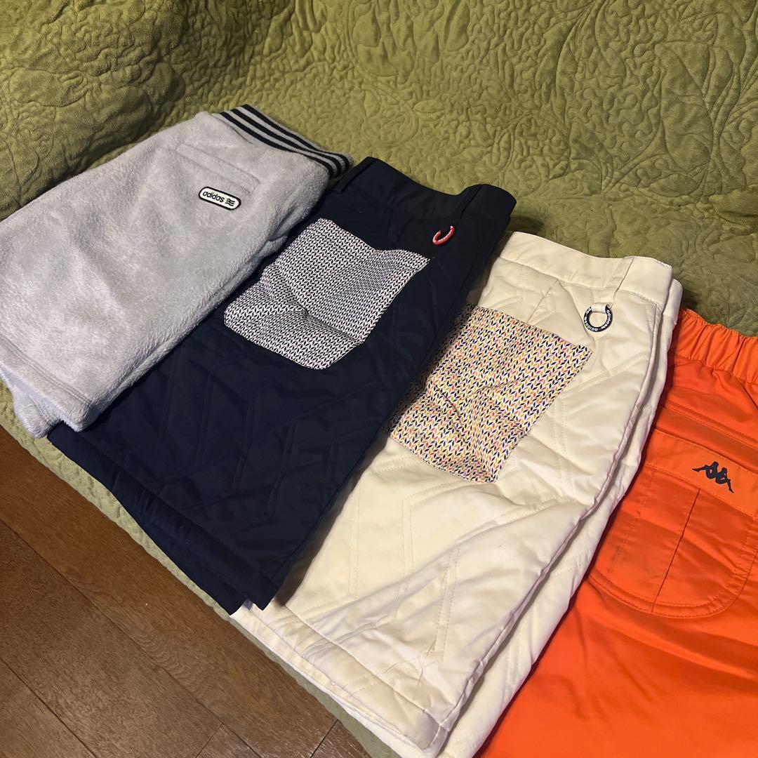 ゴルフウェアレディース まとめ売り7点 Lサイズ adidas他 中綿/ボア秋冬