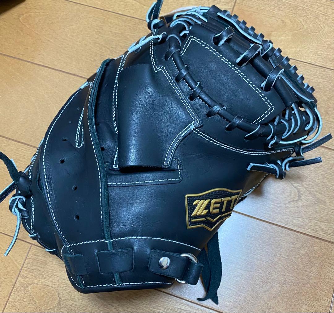 軟式キャッチャーミット　ZETT 未使用　黒