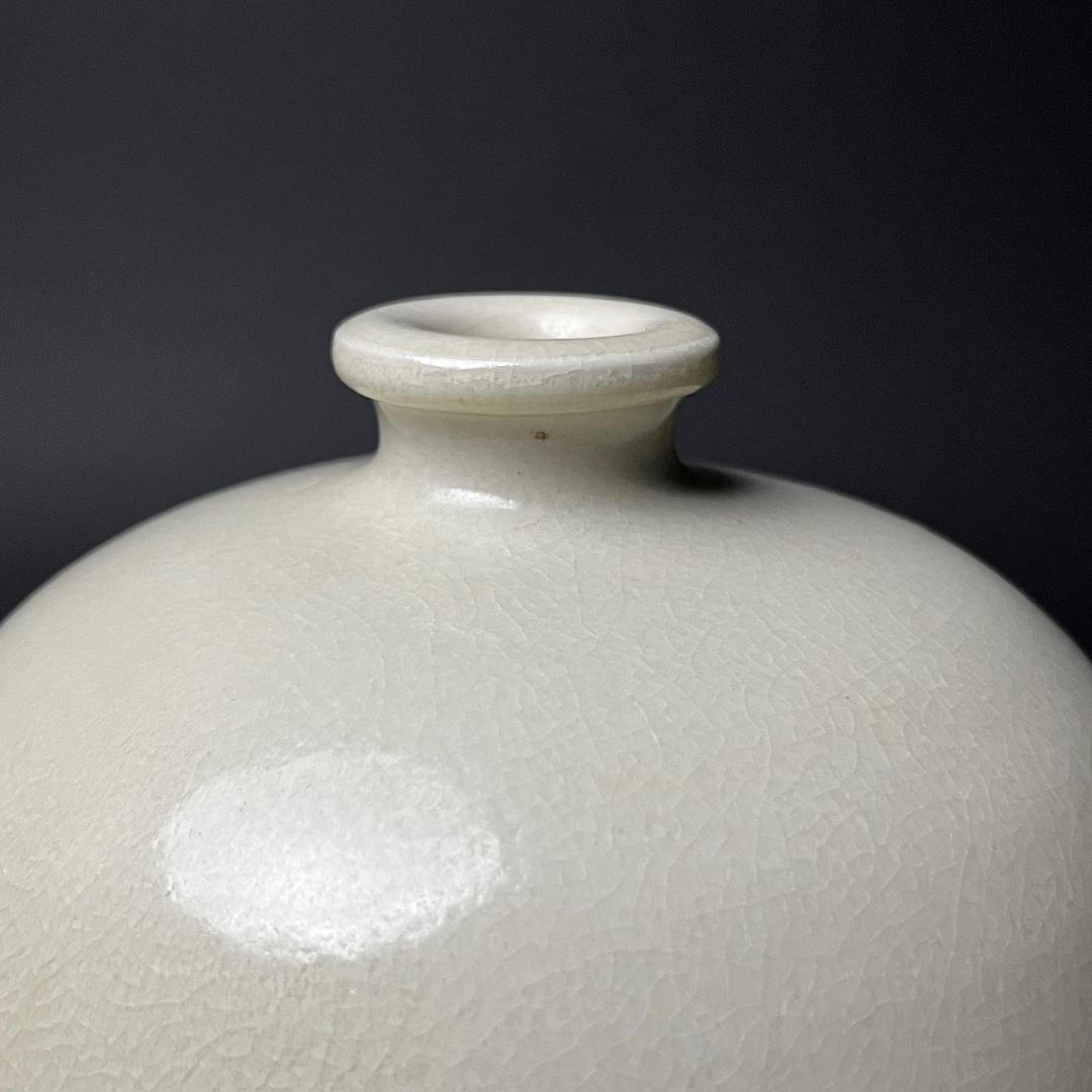 唐物 白釉瓶 随時代 中国美術 古玩 SN636