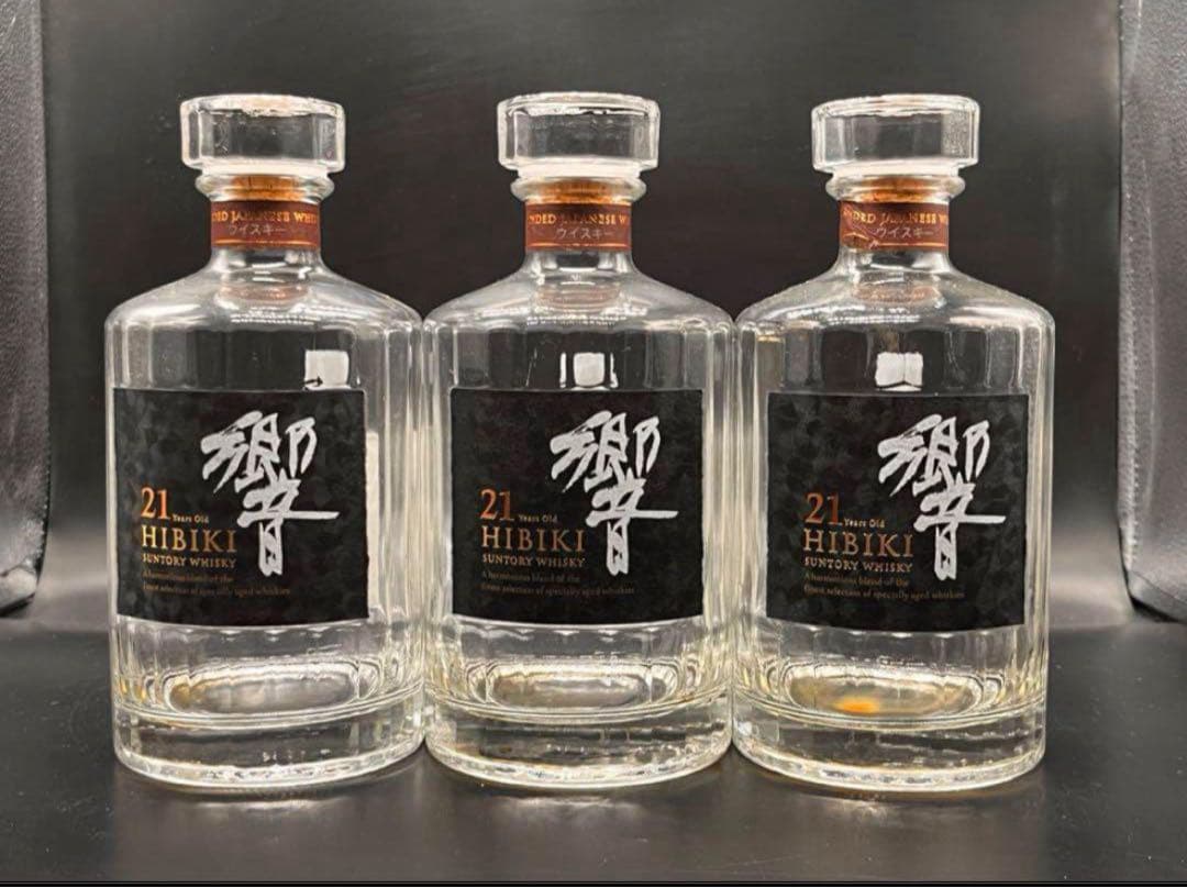 サントリー響21年　空瓶&カートン6本セット　響21年段ボール付き　早い者勝ち！