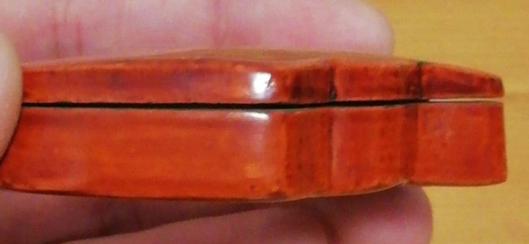 時代　漆　花　蒔絵　香合　共箱　茶道具