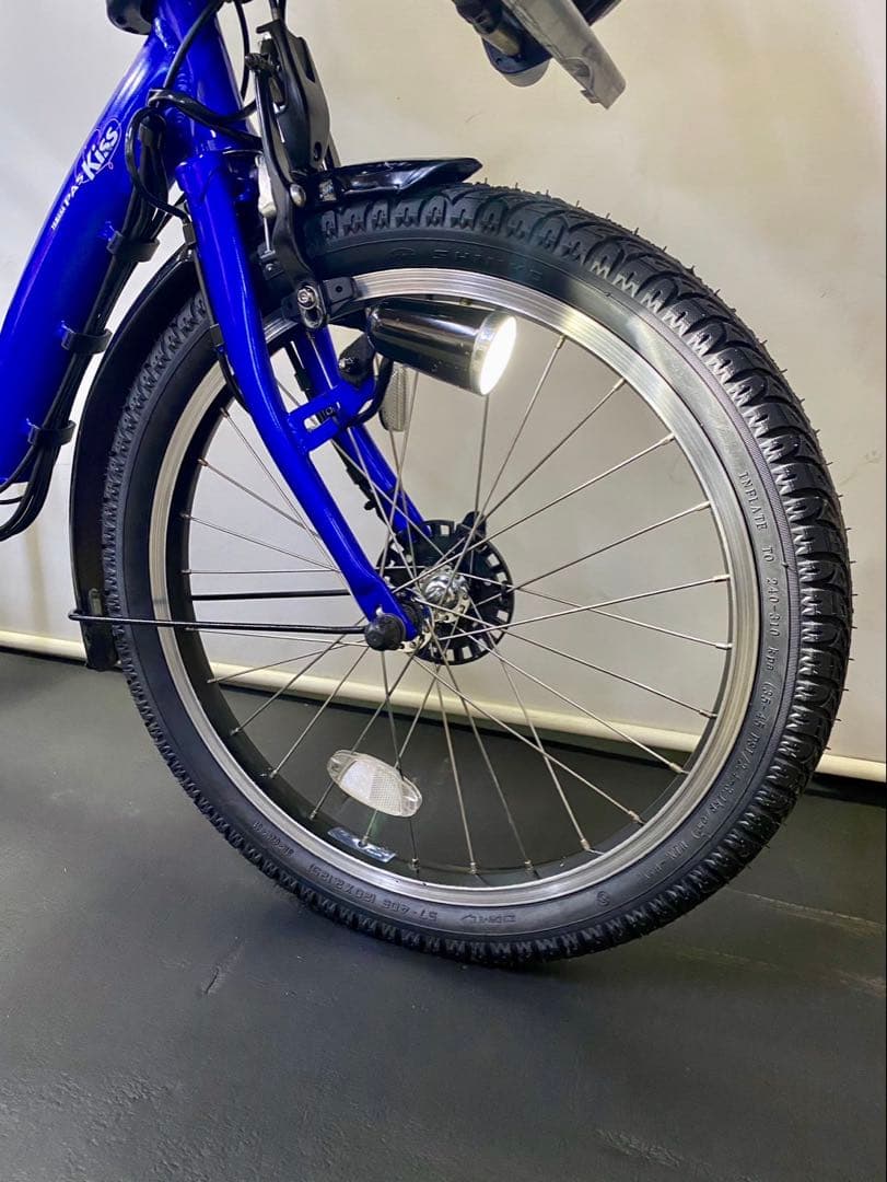 1年保証 ヤマハ　パスキッス　20インチ　子供乗せ　青色　電動アシスト自転車