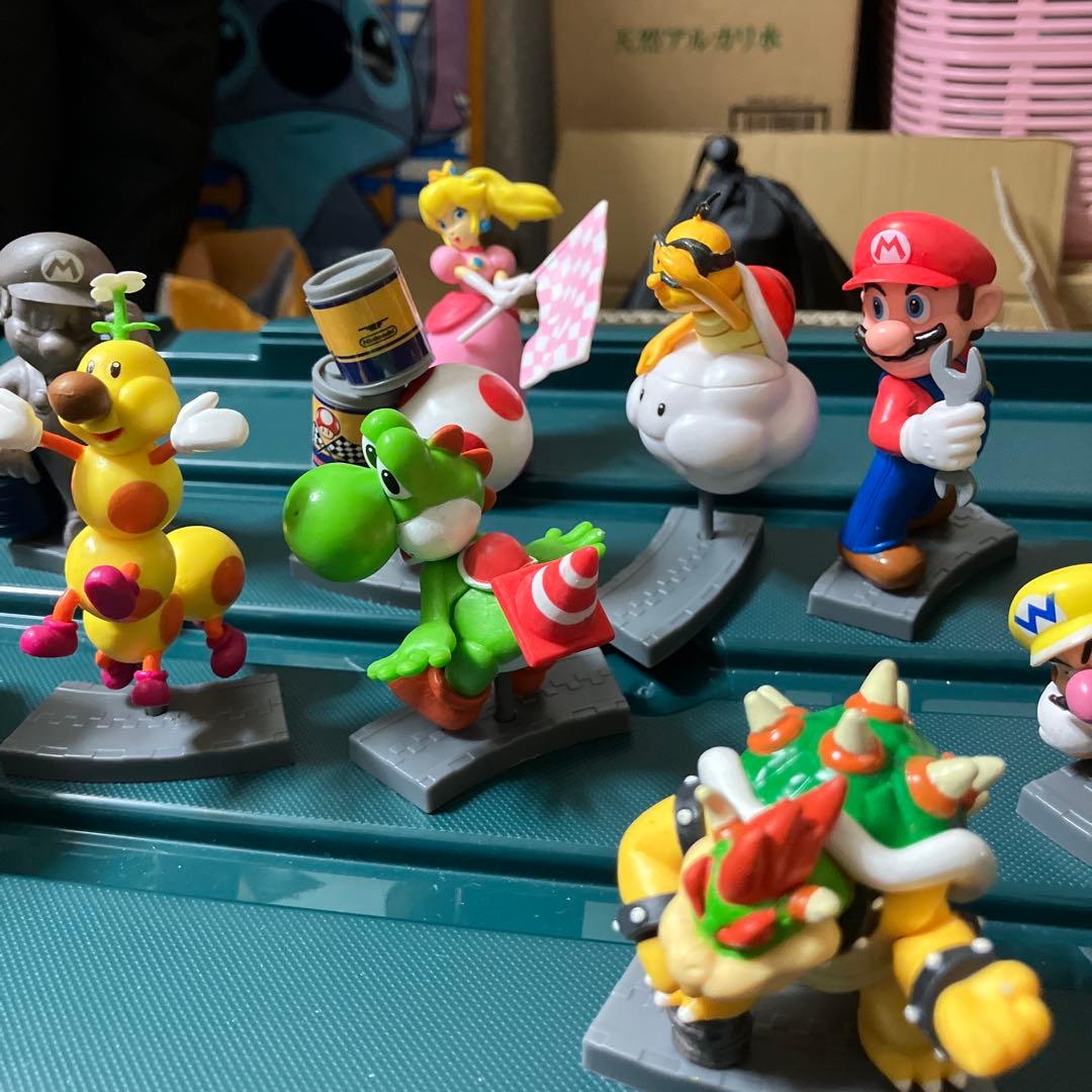 希少品マリオカート7フィギュア缶コーヒー付録フルコンプ