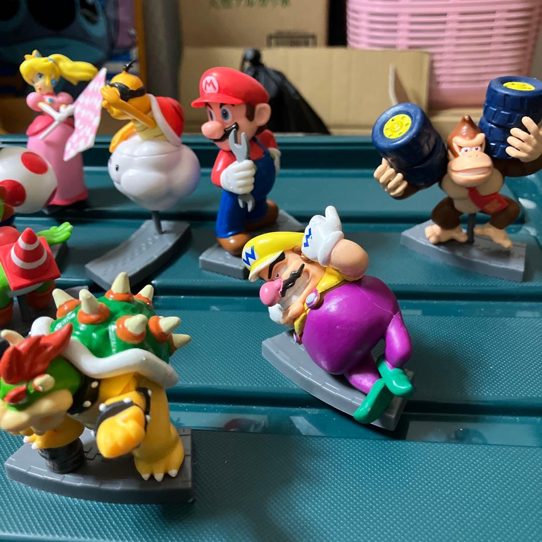 希少品マリオカート7フィギュア缶コーヒー付録フルコンプ