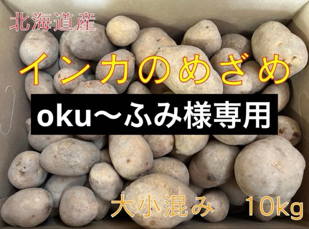 【oku〜ふみ】インカのめざめ混み10kg・大正メークイン秀特M10kg