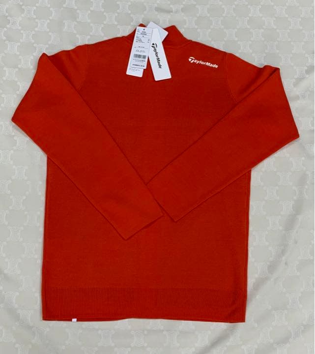 テーラーメイド　レディース　ゴルフ　ニット　ブルゾン　L オレンジ系　新品