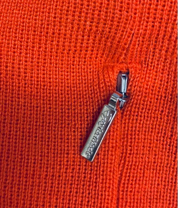 テーラーメイド　レディース　ゴルフ　ニット　ブルゾン　L オレンジ系　新品