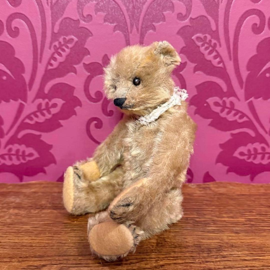 Xmasに　シュタイフ アンティークテディベア　シナモン　22cm Steiff