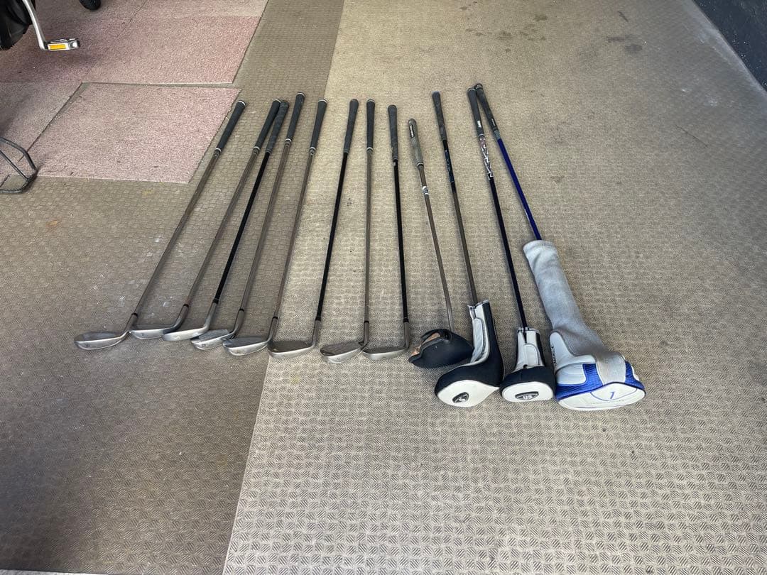 CORAGIO コラッジオ　ワニ柄 キャディバッグ　ブラック セット