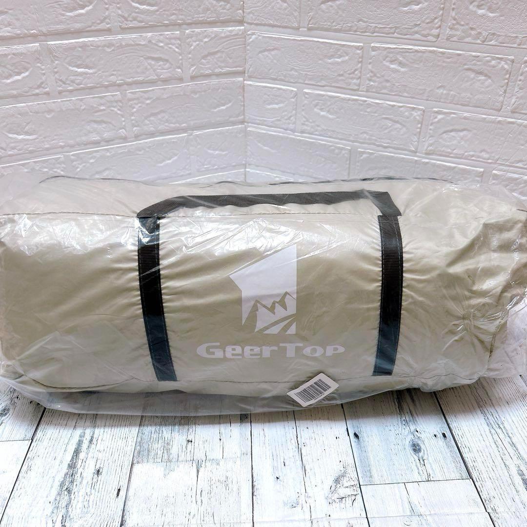 GEERTOP⭐️テント4-6人用 大型 グリーン 防災 アウトドア キャンプ