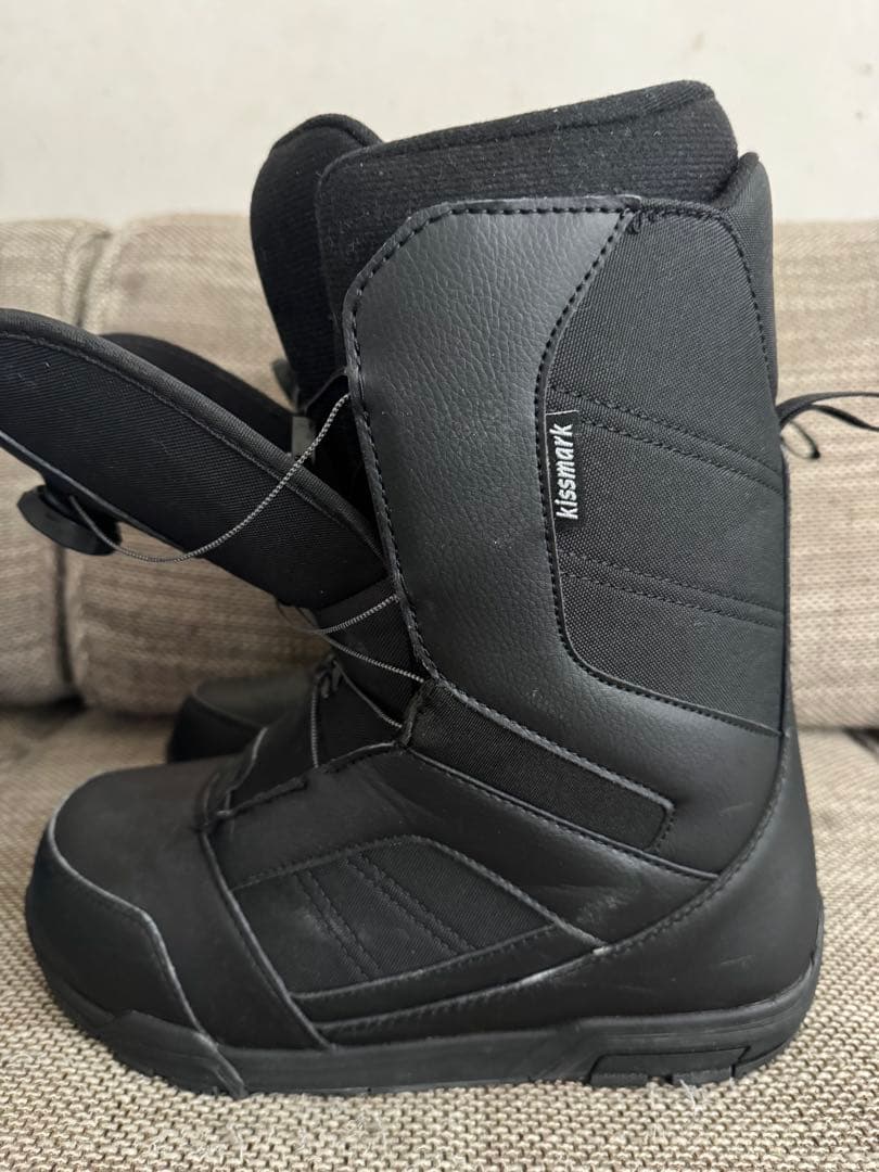 ブラック スノーボードブーツ kissmark 27cm