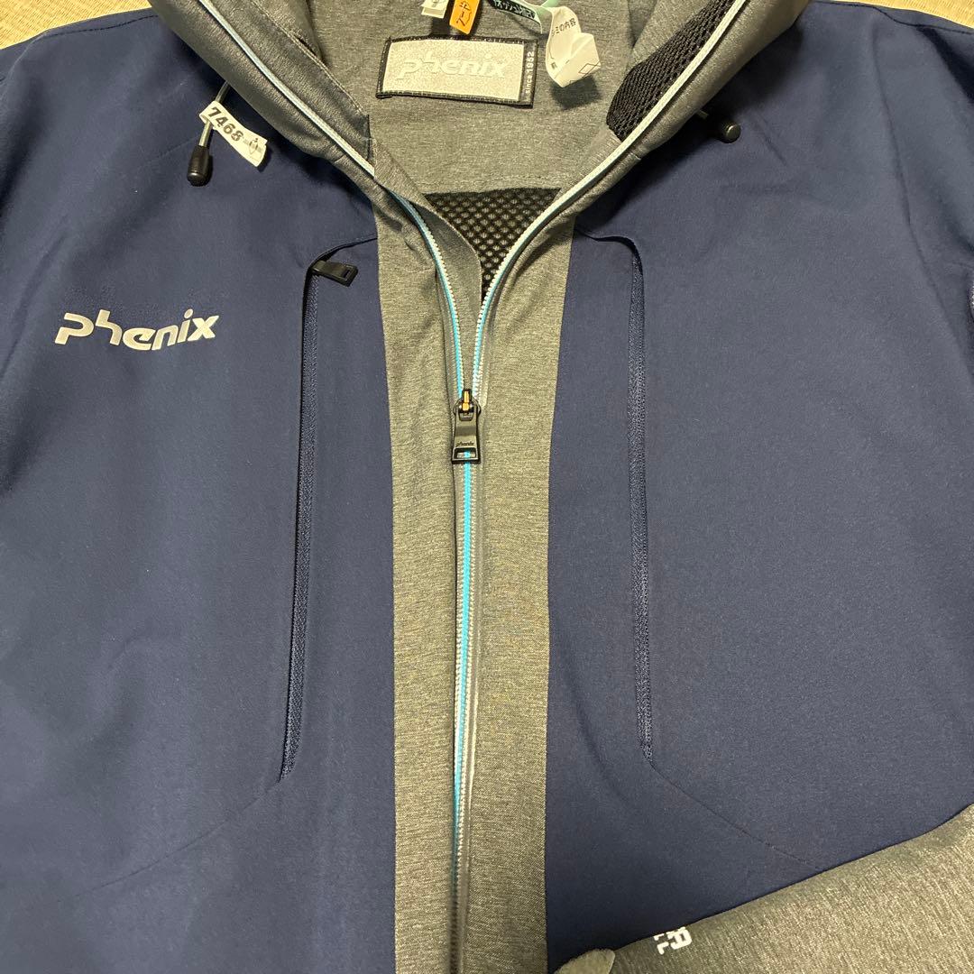 Phenix スキーウェア上下セット　メンズ　Lサイズ　ネイビーグレー