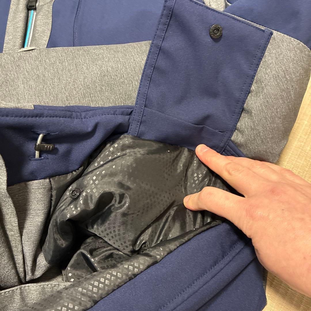 Phenix スキーウェア上下セット　メンズ　Lサイズ　ネイビーグレー